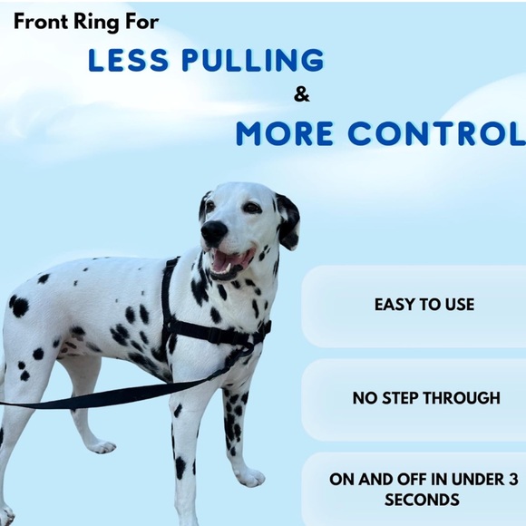 ShawnCo | Pink No-Pull Dog Harness- Adjustable, Comfortable, Easy to Use [LARGE] - Picture 3 of 5